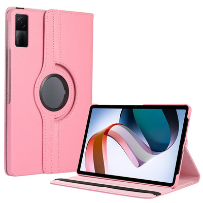 360 Degree Rotating Case for Xiaomi Redmi Pad SE 11" 2023 – PU Leather Tablet Cover with Stand Holder - TheElecnest