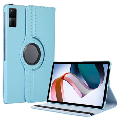 360 Degree Rotating Case for Xiaomi Redmi Pad SE 11" 2023 – PU Leather Tablet Cover with Stand Holder - TheElecnest