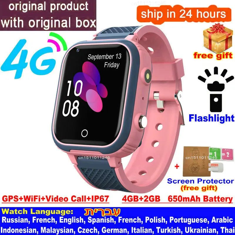 ✅ 4G Kids Smartwatch with GPS Tracker, Video Call, SIM & Camera – Waterproof