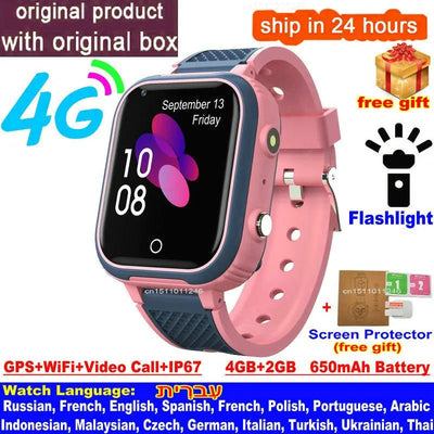 ✅ 4G Kids Smartwatch with GPS Tracker, Video Call, SIM & Camera – Waterproof