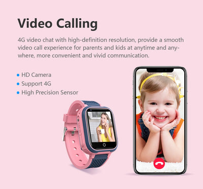 ✅ 4G Kids Smartwatch with GPS Tracker, Video Call, SIM & Camera – Waterproof