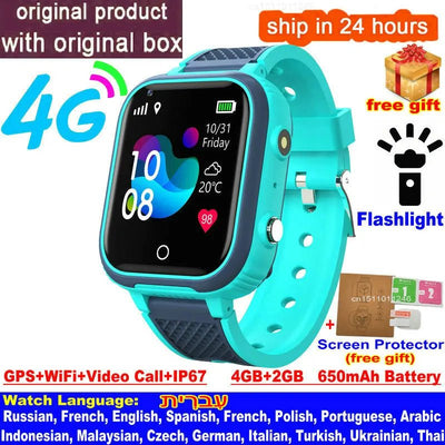 ✅ 4G Kids Smartwatch with GPS Tracker, Video Call, SIM & Camera – Waterproof