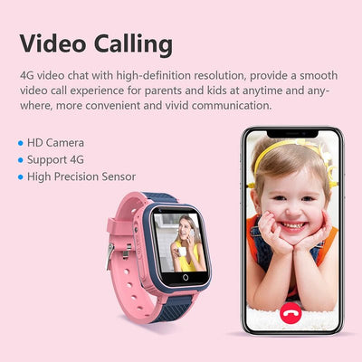 ✅ 4G Kids Smartwatch with GPS Tracker, Video Call, SIM & Camera – Waterproof