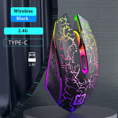 🖱️ Kebidumei Bluetooth 5.2 Wireless Gaming Mouse – Ergonomic & Rechargeable
