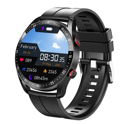 ChiBear™ Luxury Smartwatch – Full Round HD Display, Fitness & Call Tracker, Steel Strap