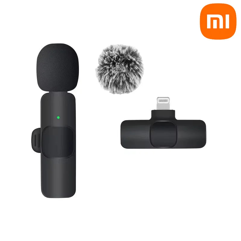 Xiaomi Wireless Lavalier Microphone – Mini, Windproof, iPhone, Vlog & YouTube