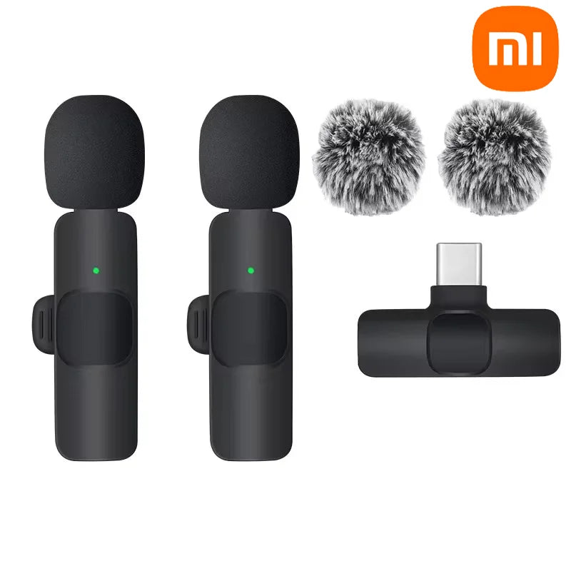 Xiaomi Wireless Lavalier Microphone – Mini, Windproof, iPhone, Vlog & YouTube