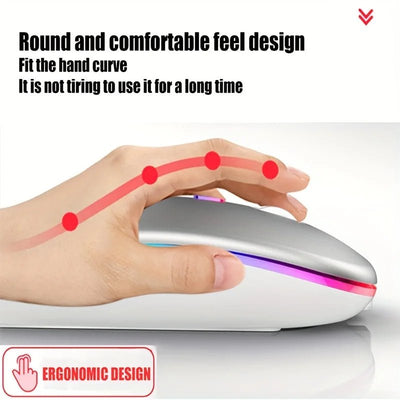 🖱️ LYBYU Bluetooth Wireless Mouse – Sleek, Compact & Battery-Powered