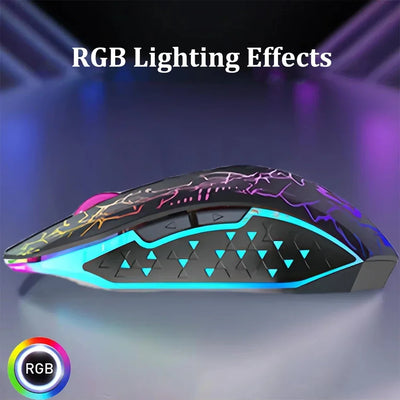 🖱️ Kebidumei Bluetooth 5.2 Wireless Gaming Mouse – Ergonomic & Rechargeable