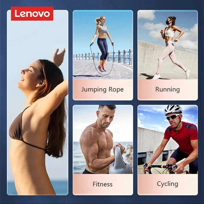 🎧 Lenovo LP75 Wireless Bluetooth Earphones – Deep Bass, Waterproof, Long Battery Life