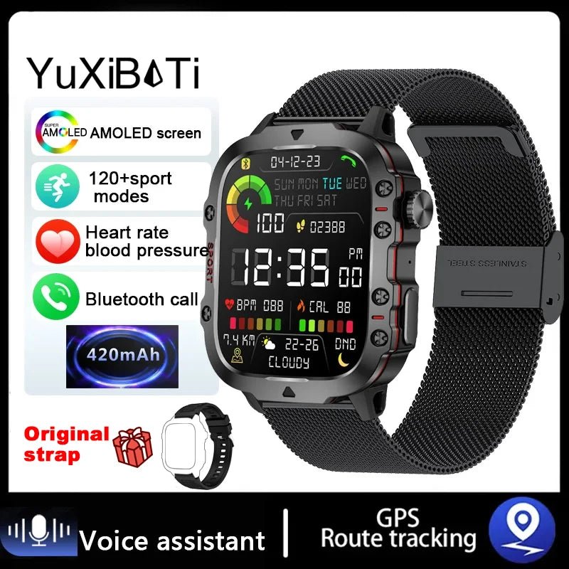 📱 Display: 1.96" HD AMOLED full-touch screen