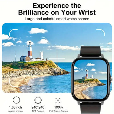 Y13 Smartwatch – Full Touch Fitness Tracker with Bluetooth Calling