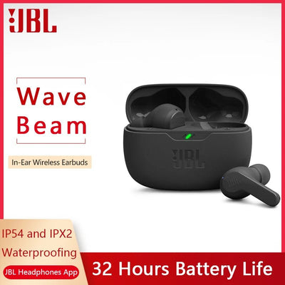 JBL WAVE BEAM Bluetooth Earphones Support APP True Wireless TWS Active Noise Cancellation Headphones  JBL Vibe Beam Earbuds