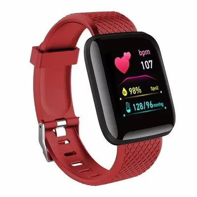 SUPMANGO 116 Smartwatch – Fitness Tracker with USB Charging & Heart Rate Monitor