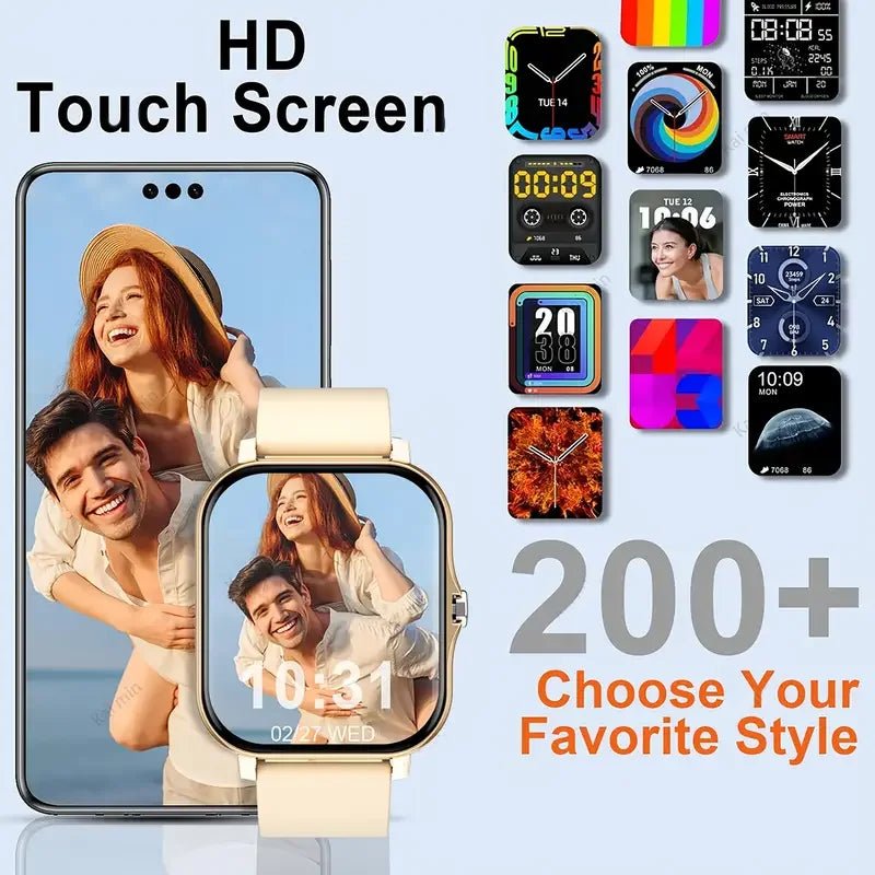 Y13 Smartwatch – Full Touch Fitness Tracker with Bluetooth Calling