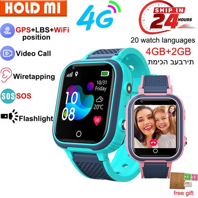 ✅ 4G Kids Smartwatch with GPS Tracker, Video Call, SIM & Camera – Waterproof