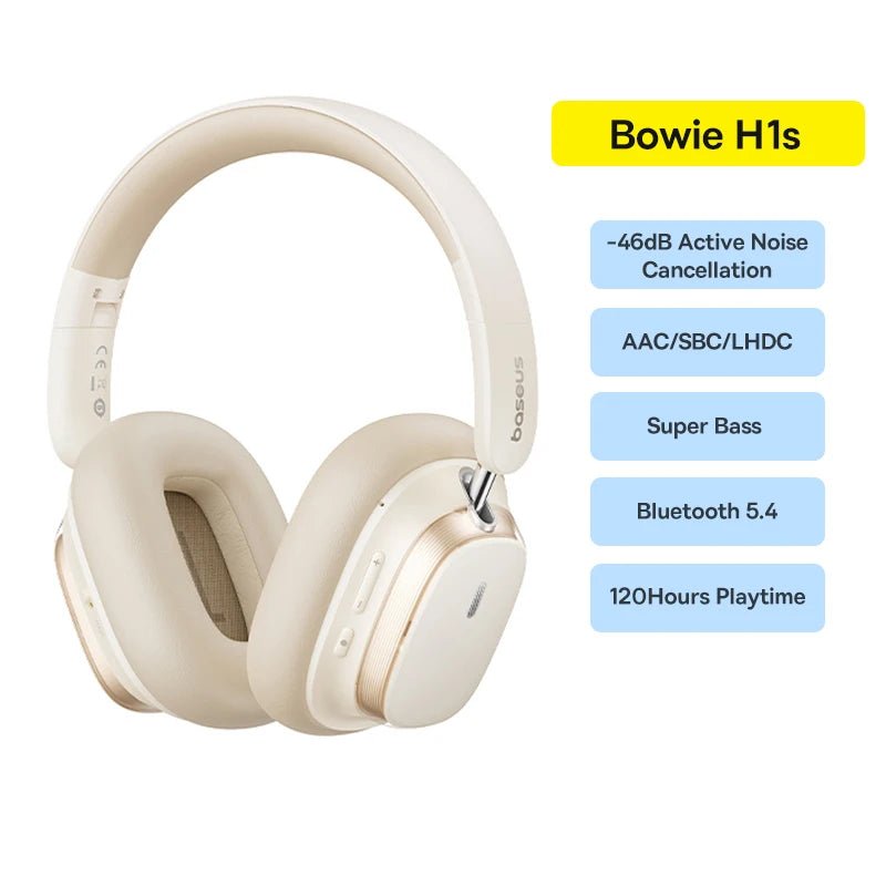 🎧 Large Over-Ear Design for full comfort.