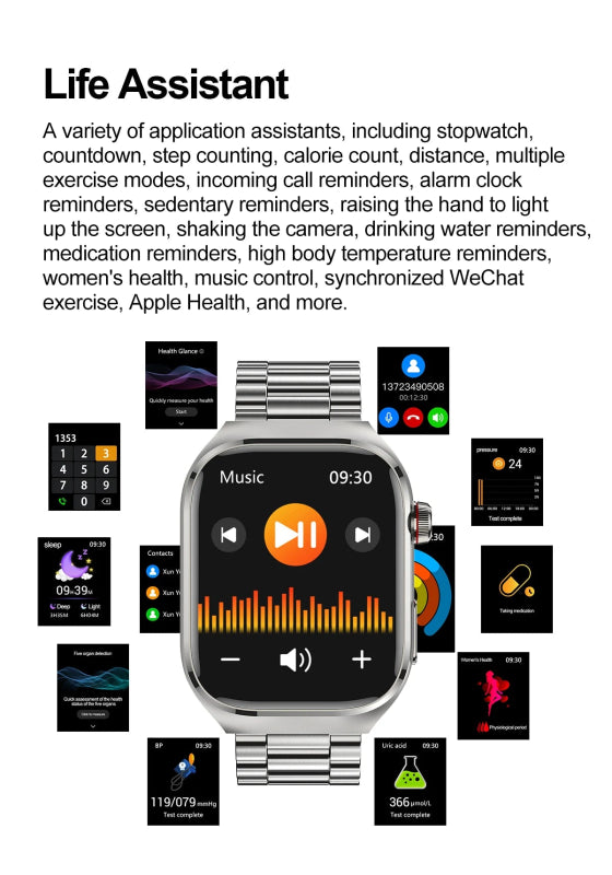 🧠 GUHUAVMI AI Health Smartwatch – The Future of Personal Health Monitoring
