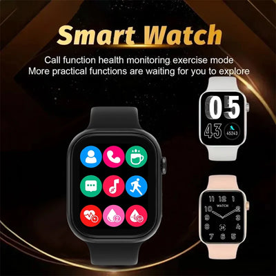 2025 AMOLED Smartwatch – Bluetooth Calling, Heart & Blood Oxygen Monitoring (Android & iOS)