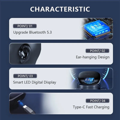 🎧 Lenovo LP75 Wireless Bluetooth Earphones – Deep Bass, Waterproof, Long Battery Life