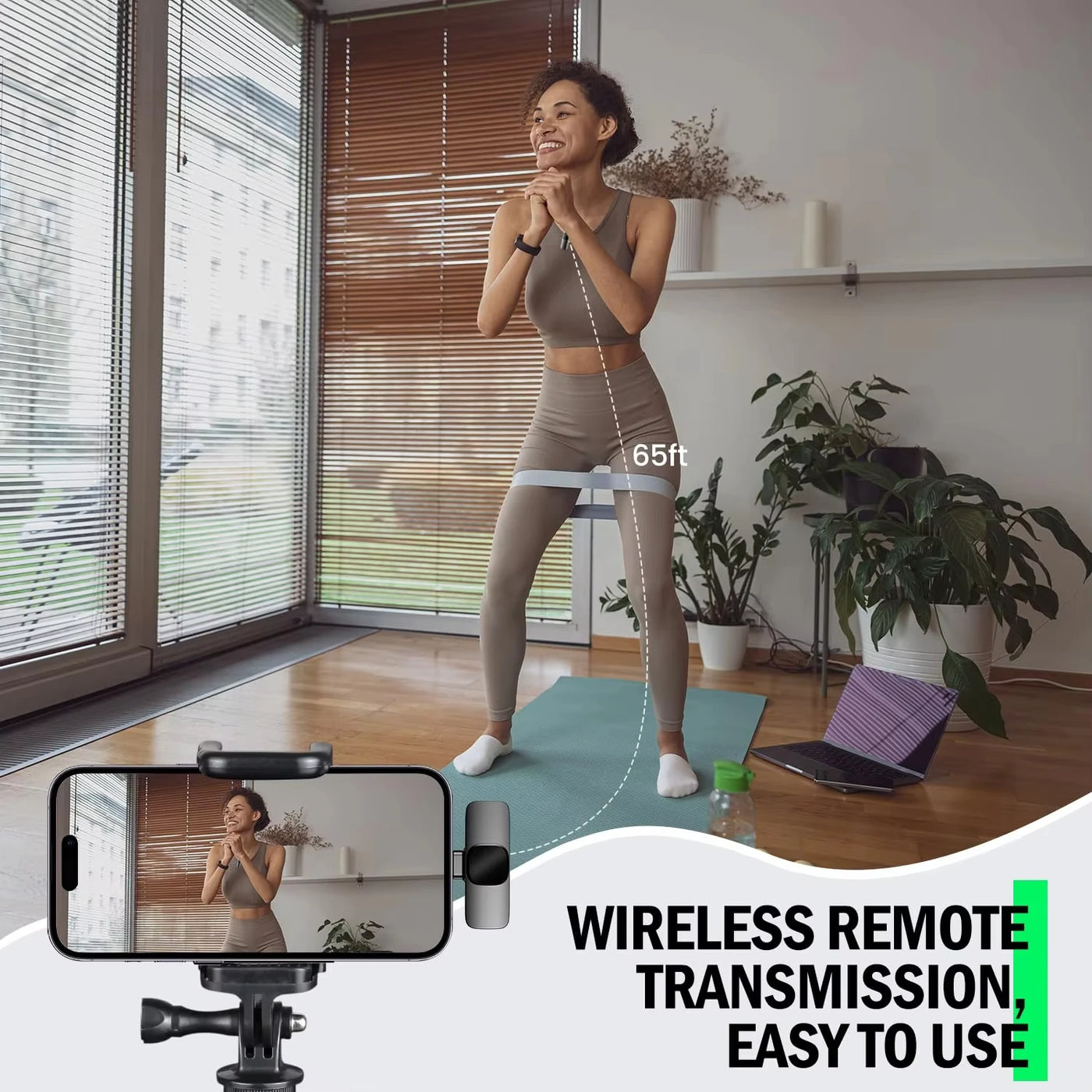 Xiaomi Wireless Lavalier Microphone – Mini, Windproof, iPhone, Vlog & YouTube
