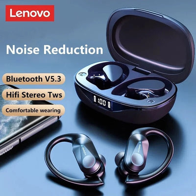 🎧 Lenovo LP75 Wireless Bluetooth Earphones – Deep Bass, Waterproof, Long Battery Life