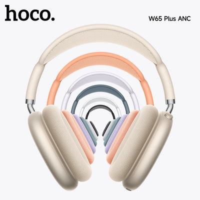 HOCO Wireless Headphones – Waterproof Bluetooth Headset with Active Noise Cancellation & Long Battery Life