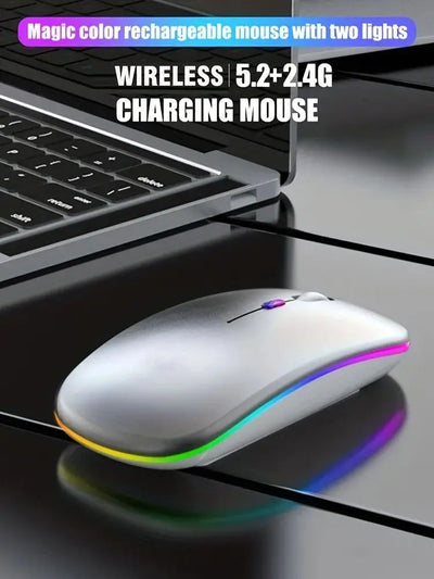 🖱️ LYBYU Bluetooth Wireless Mouse – Sleek, Compact & Battery-Powered