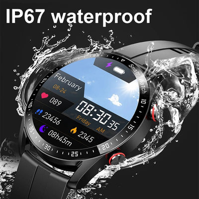 ChiBear™ Luxury Smartwatch – Full Round HD Display, Fitness & Call Tracker, Steel Strap
