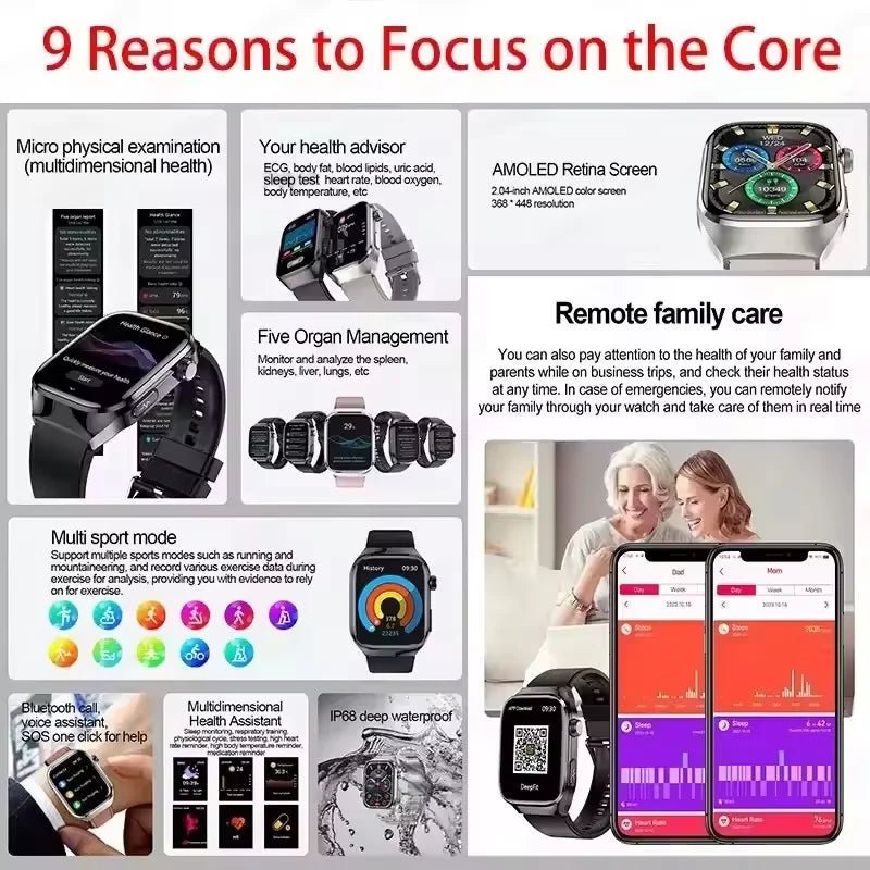 🧠 GUHUAVMI AI Health Smartwatch – The Future of Personal Health Monitoring