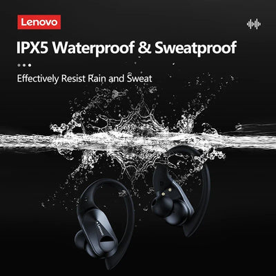 🎧 Lenovo LP75 Wireless Bluetooth Earphones – Deep Bass, Waterproof, Long Battery Life