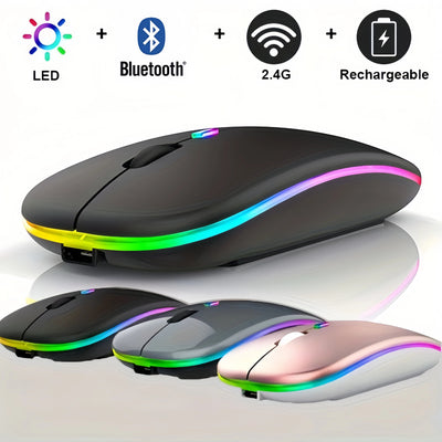 🖱️ LYBYU Bluetooth Wireless Mouse – Sleek, Compact & Battery-Powered