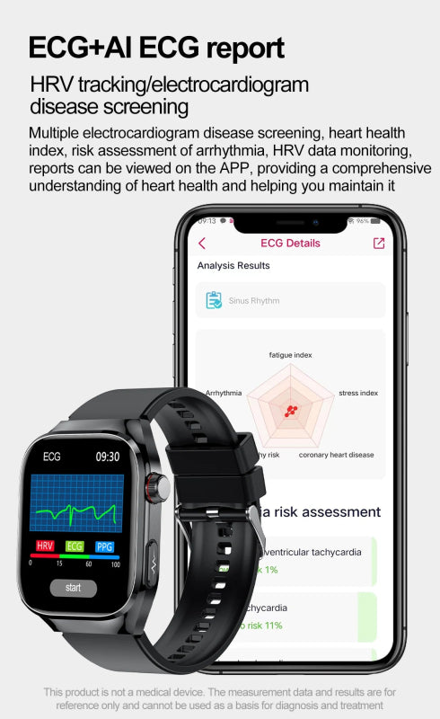 🧠 GUHUAVMI AI Health Smartwatch – The Future of Personal Health Monitoring