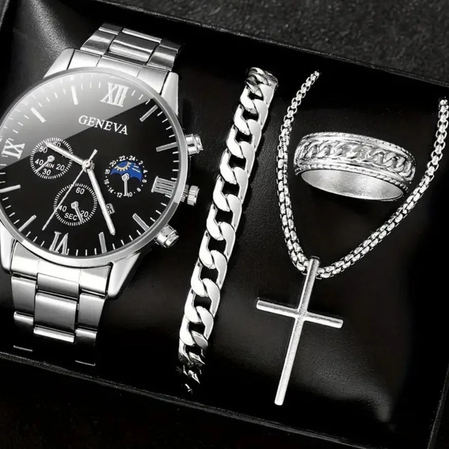 🕰️ Luxury Quartz Wristwatch – Elegance Meets Precision