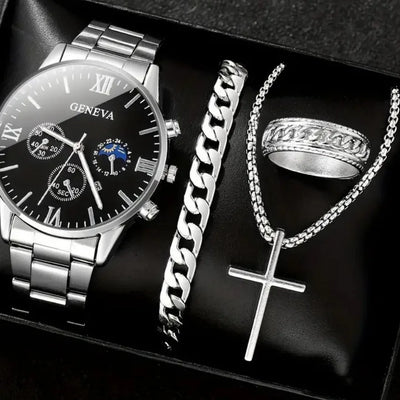 🕰️ Luxury Quartz Wristwatch – Elegance Meets Precision