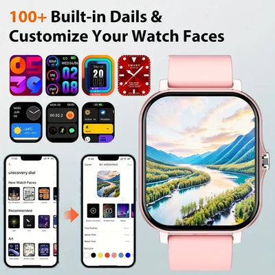 Y13 Smartwatch – Full Touch Fitness Tracker with Bluetooth Calling