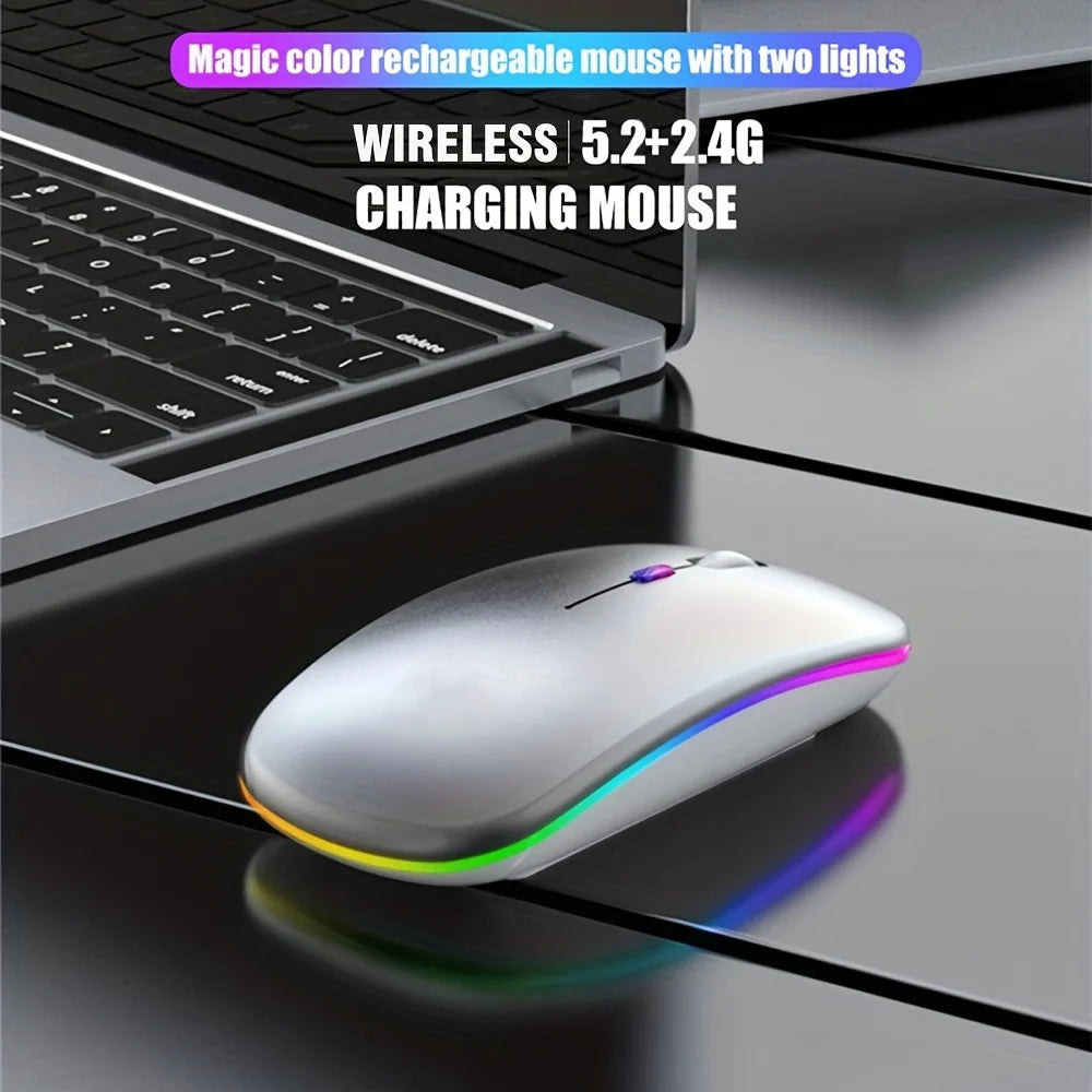 🖱️ LYBYU Bluetooth Wireless Mouse – Sleek, Compact & Battery-Powered