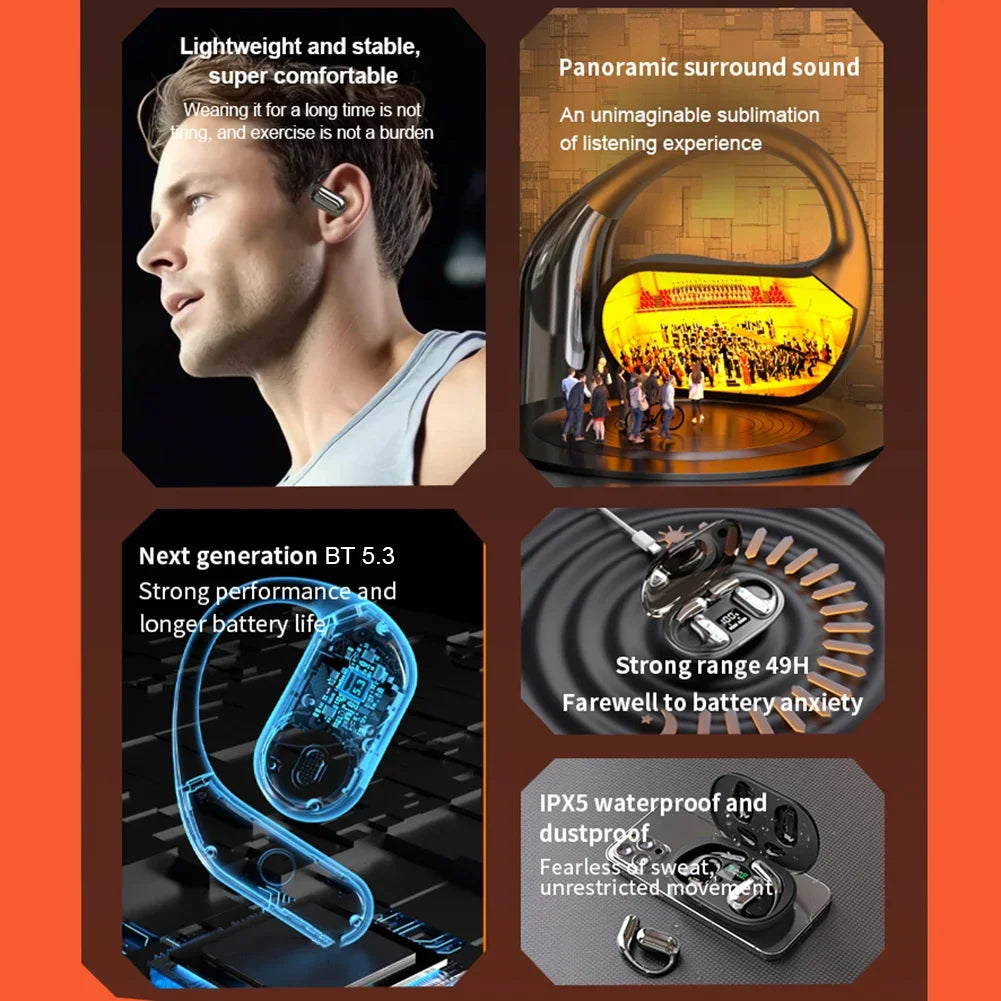 3-in-1 AI Real-Time Language Translator Earbuds – Smart Voice Translation Headphones