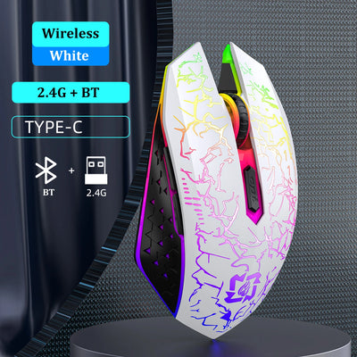 🖱️ Kebidumei Bluetooth 5.2 Wireless Gaming Mouse – Ergonomic & Rechargeable