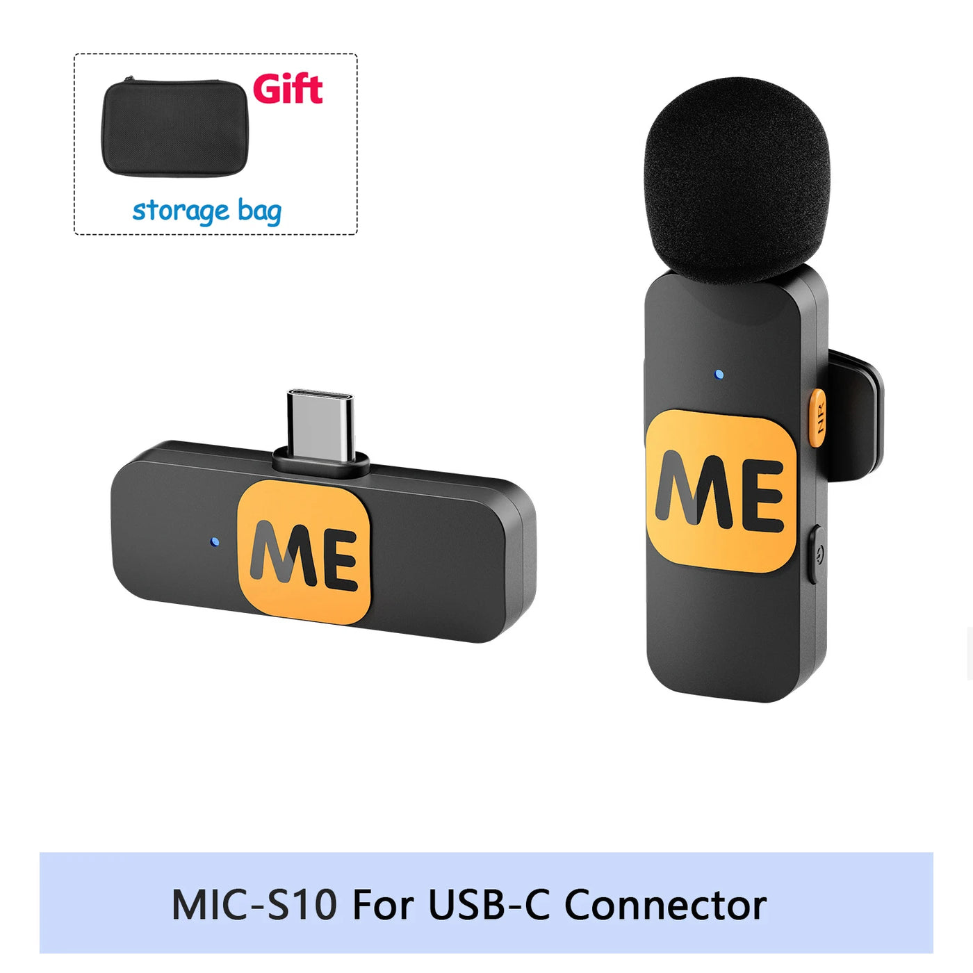 BOYA BY-V2 Wireless Lavalier Microphone – iPhone, Android, Vlog & Recording