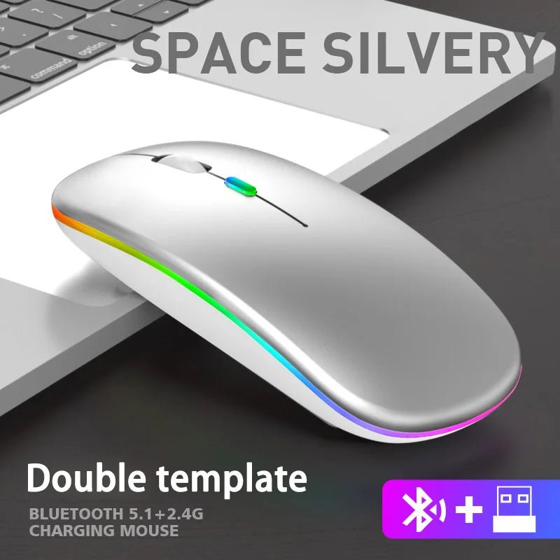 🖱️ LYBYU Bluetooth Wireless Mouse – Sleek, Compact & Battery-Powered