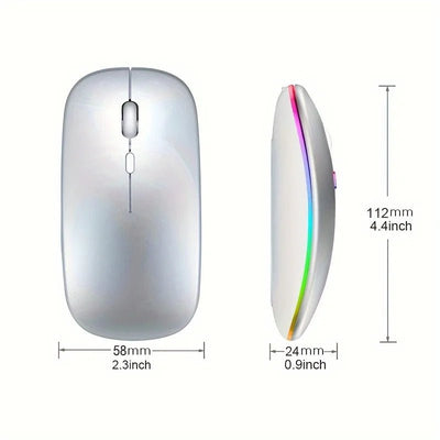 🖱️ LYBYU Bluetooth Wireless Mouse – Sleek, Compact & Battery-Powered