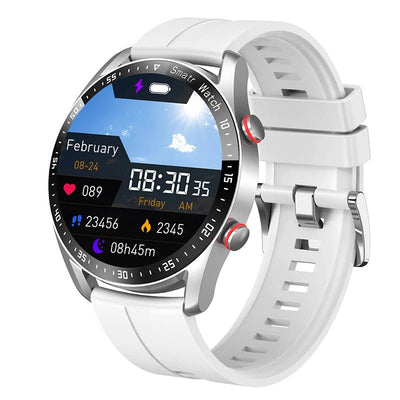 ChiBear™ Luxury Smartwatch – Full Round HD Display, Fitness & Call Tracker, Steel Strap