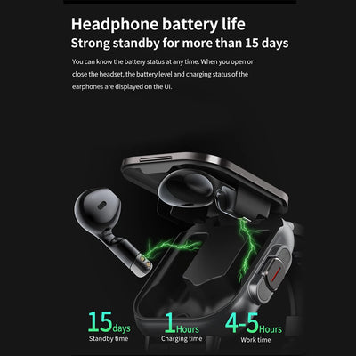🔋 Battery Capacity: 220–300mAh – Up to 7 Days of Use