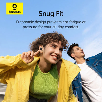 Baseus True Wireless Earbuds – 35H Battery, Waterproof, Noise Cancelling, Type-C
