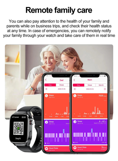 🧠 GUHUAVMI AI Health Smartwatch – The Future of Personal Health Monitoring