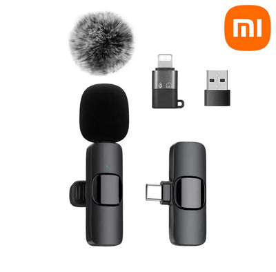 Xiaomi Wireless Lavalier Microphone – Mini, Windproof, iPhone, Vlog & YouTube
