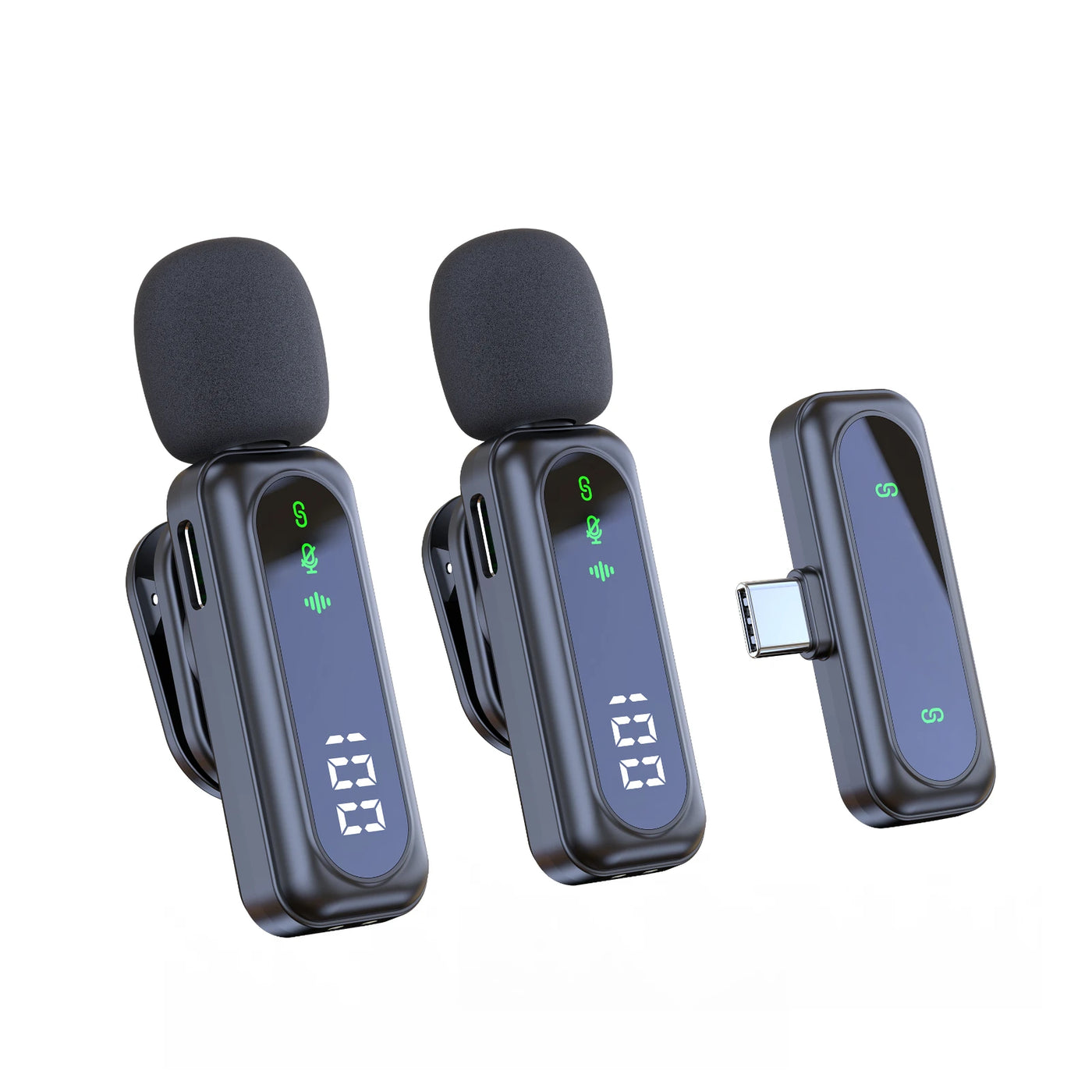 Xiaomi Mijia Wireless Lavalier Microphone – Type-C, iPhone, Android, PC, Live Recording