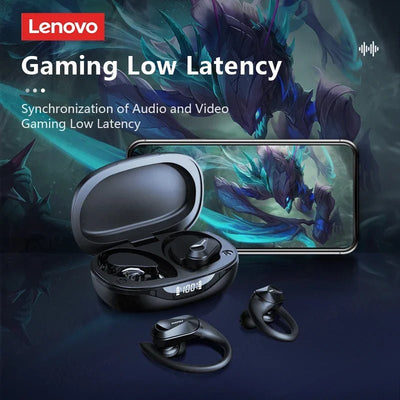 🎧 Lenovo LP75 Wireless Bluetooth Earphones – Deep Bass, Waterproof, Long Battery Life