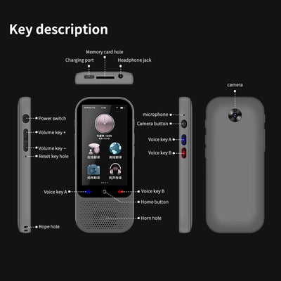 Aibecy S80 PRO Smart Voice Translator – 138 Languages, Offline & Online, Photo Translation - TheElecnest